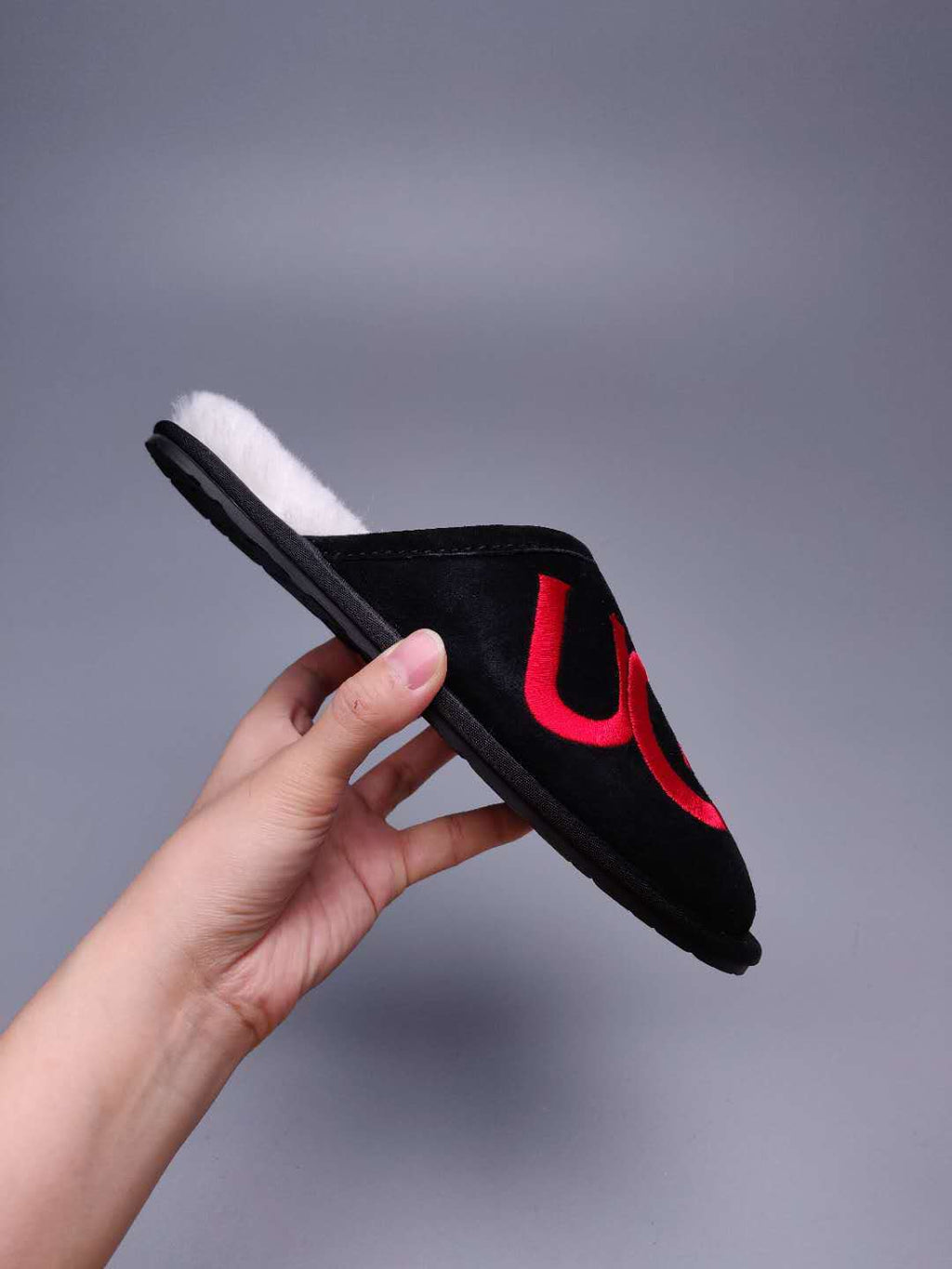 Black Big G Indoor Slippers | 2593