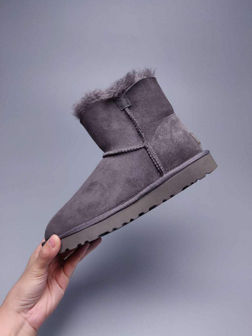 Grey Side-Zip Ankle Boots | 2481