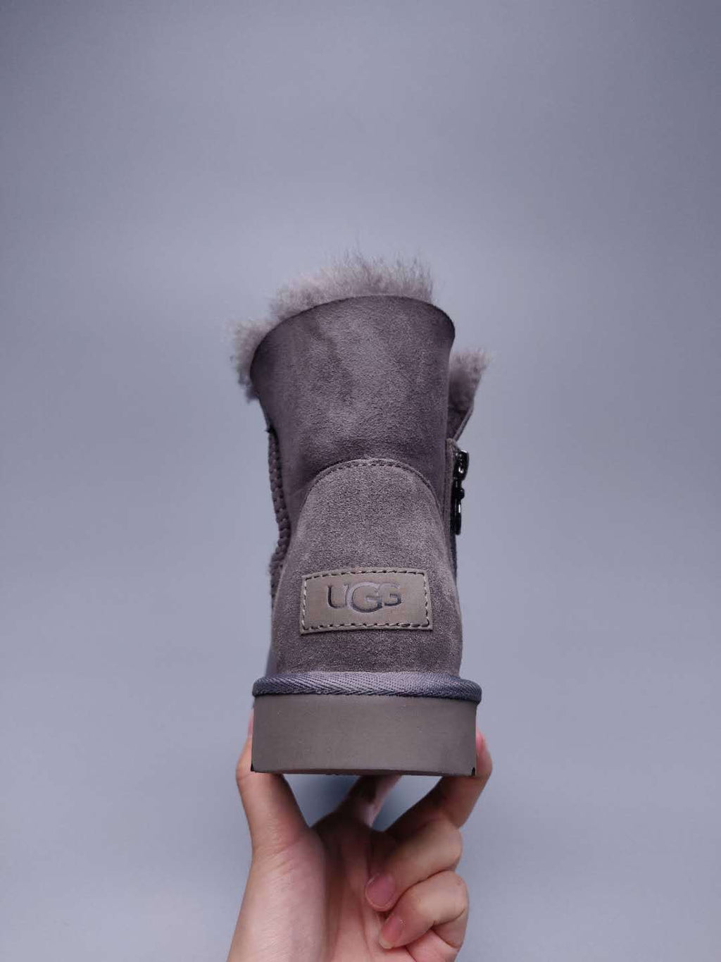 Grey Side-Zip Ankle Boots | 2481