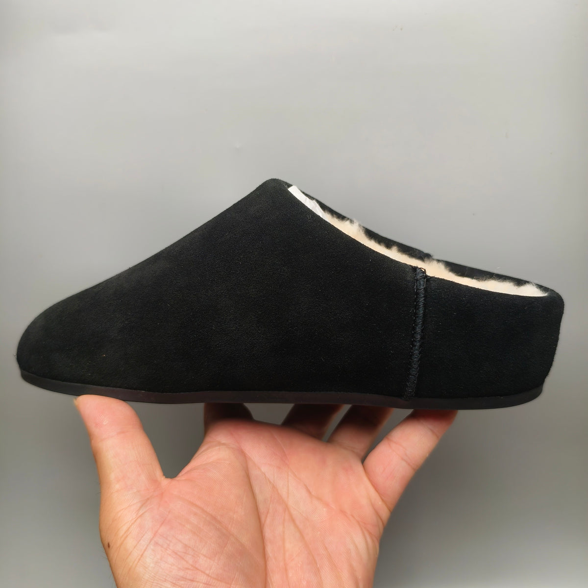 Black Slip-On House Shoes | 1390