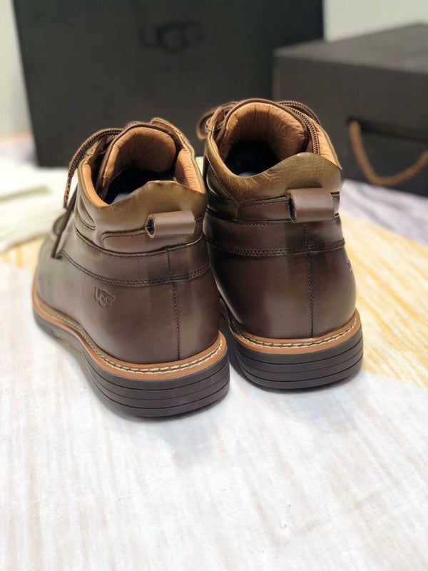 Classic Chocolate Brown Leather Shoes | 0726-1
