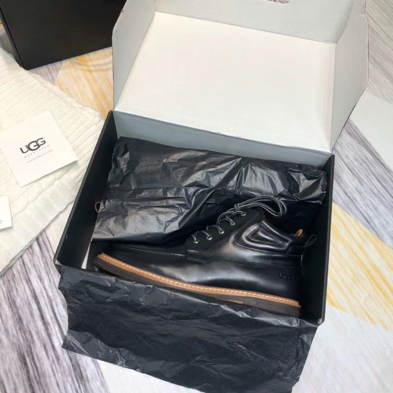 Classic Black Leather Shoes | 0726-1