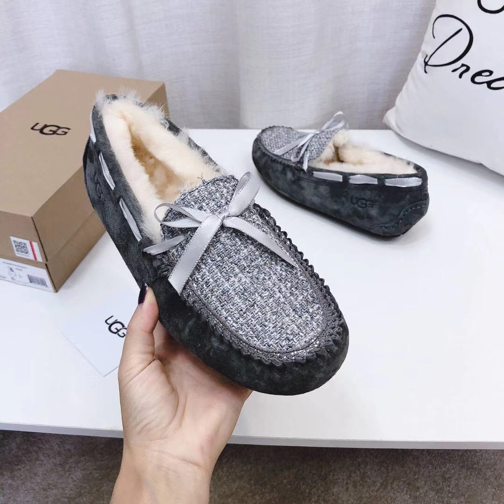 Grey Elegant Driving-Style Loafers | 5623
