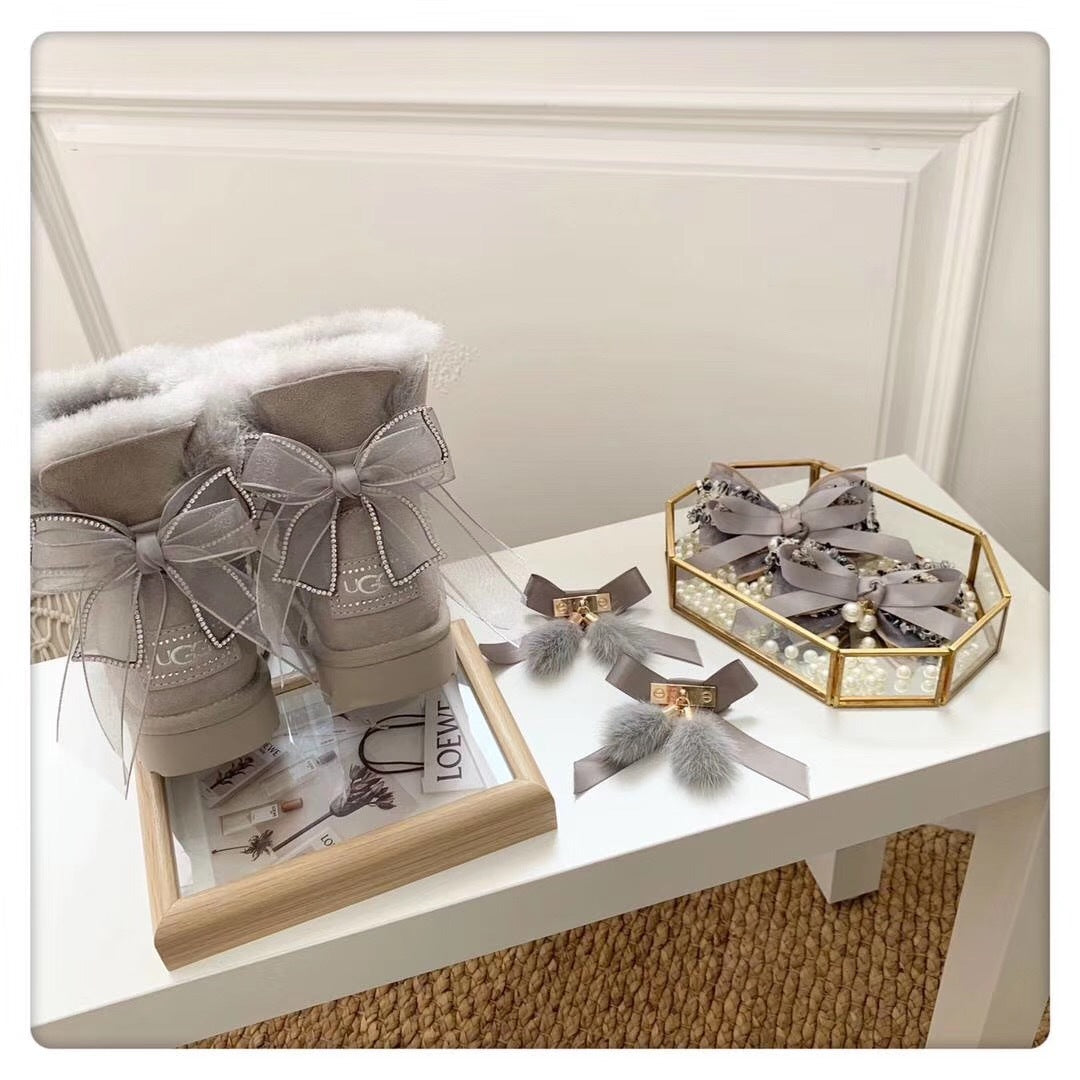 Diamond Grey Three-Way Winter Boots | 6503