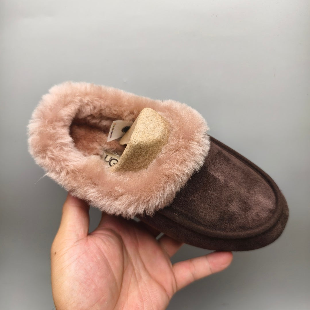 Chocolate Brown Slip-On House Shoes | 1391