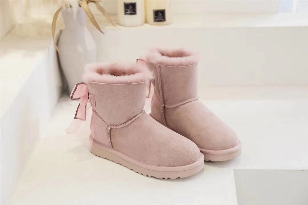 Dusk Pink Three-Way Winter Boots | 6503