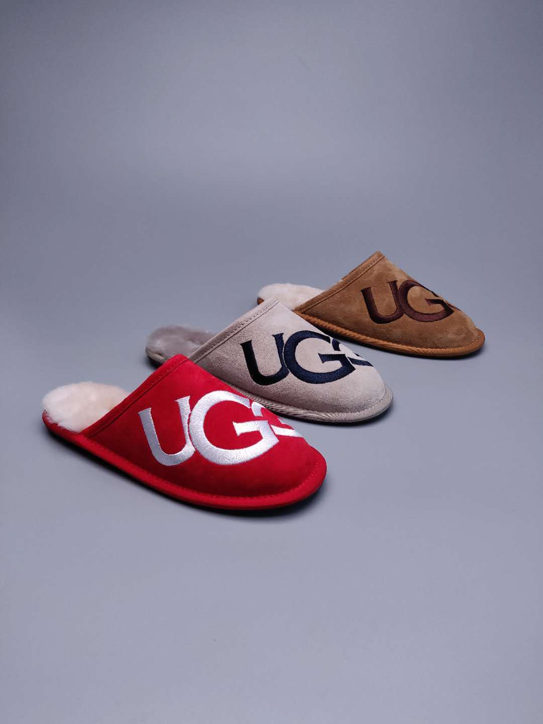 Grey Big G Indoor Slippers | 2593