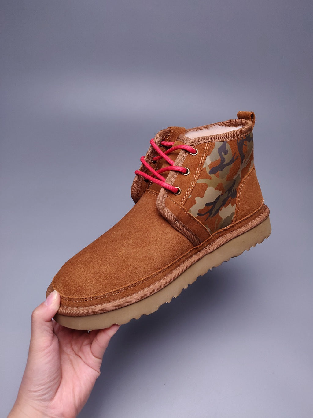 Chestnut Men's Colorblock Camouflage Casual Shoes | 4193