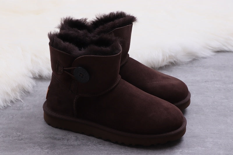 Coffee Brown W Mini Bailey Button II Boots | 6422