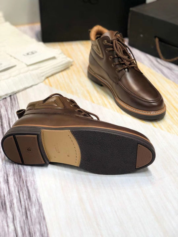 Classic Chocolate Brown Leather Shoes | 0726-1