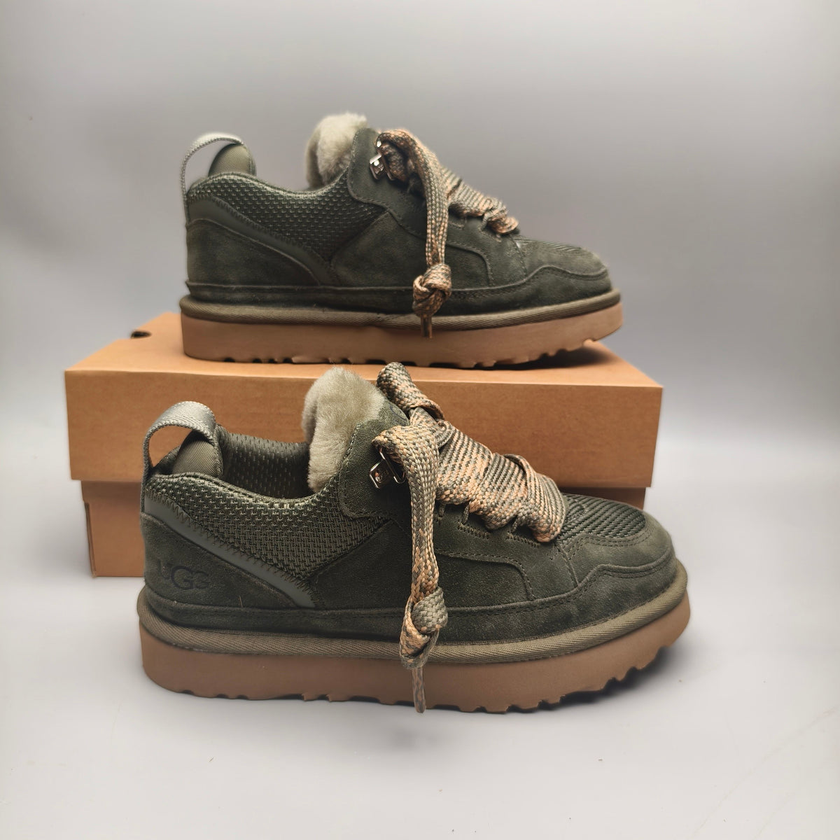 Green Unisex Mesh Casual Sneakers | 4032