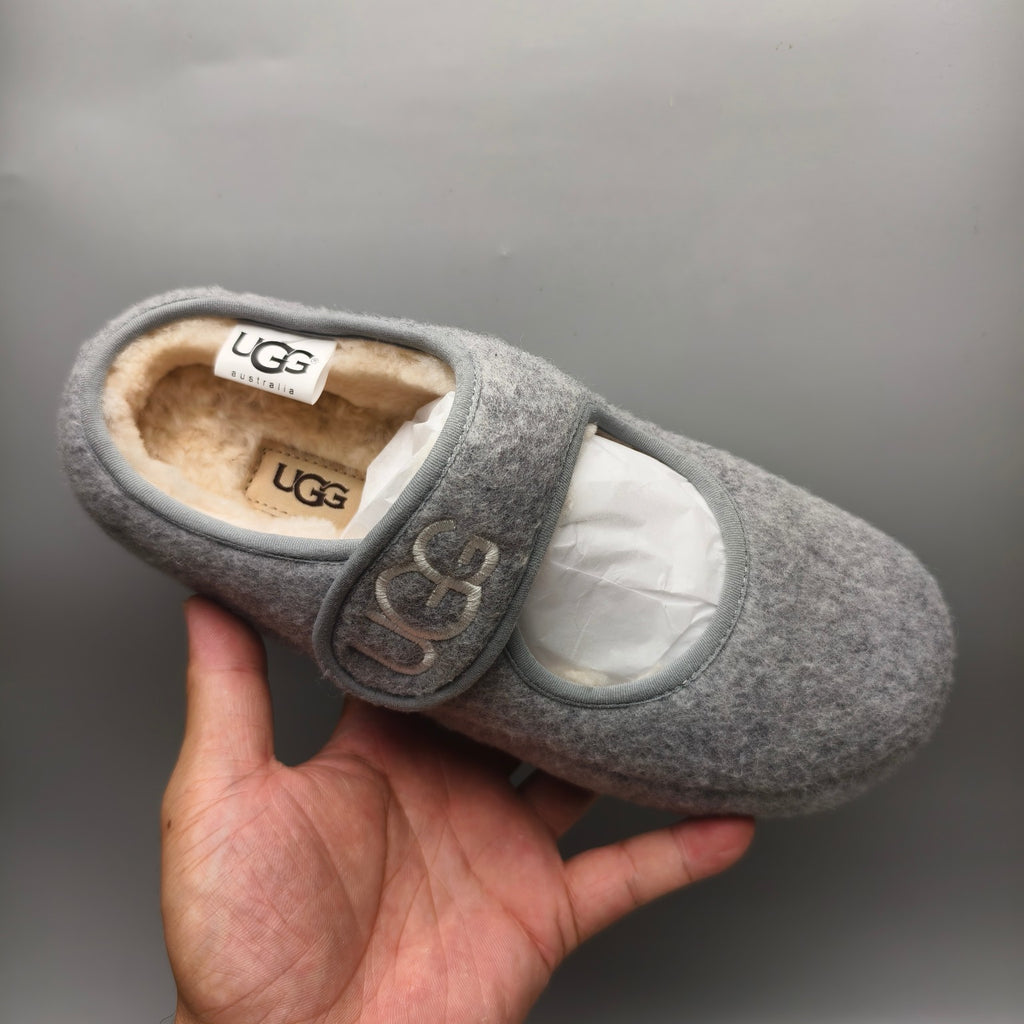 Grey Ultra-Light Mary Jane Casual Shoes | 5097