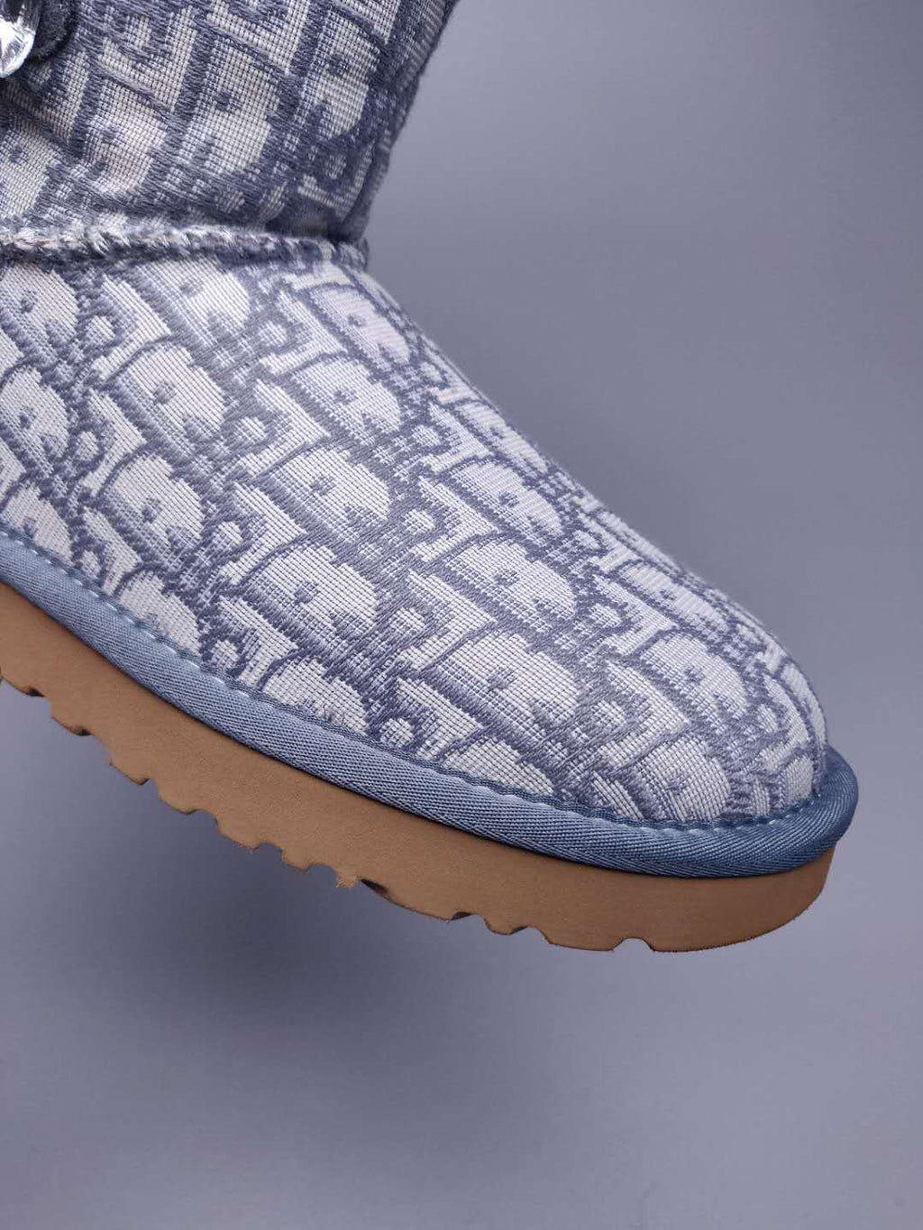 Grey Fabric-Textured Casual Footwear | 6554