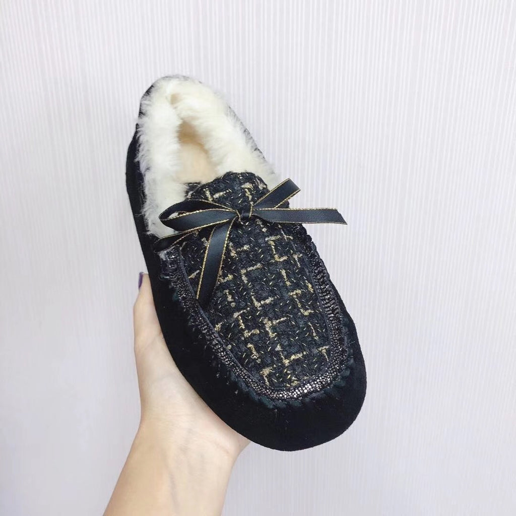 Black Elegant Driving-Style Loafers | 5623