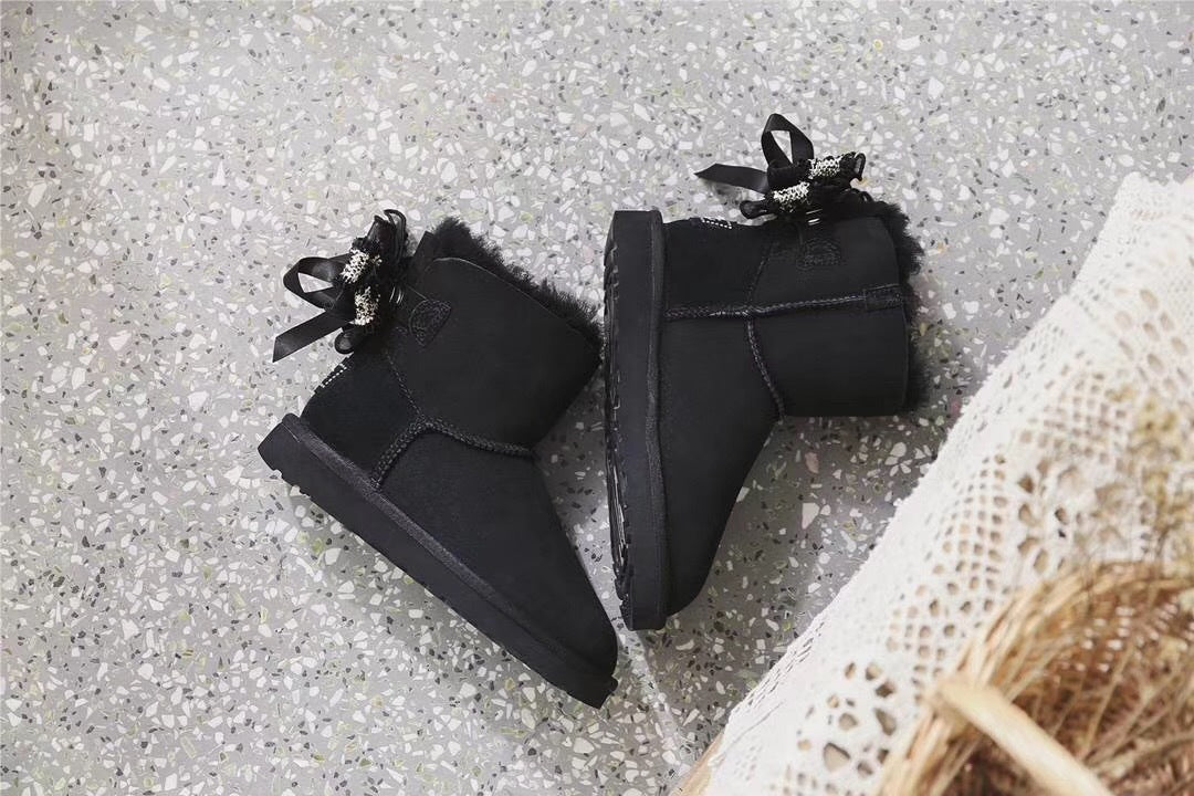 Classic Black Three-Way Winter Boots | 6503