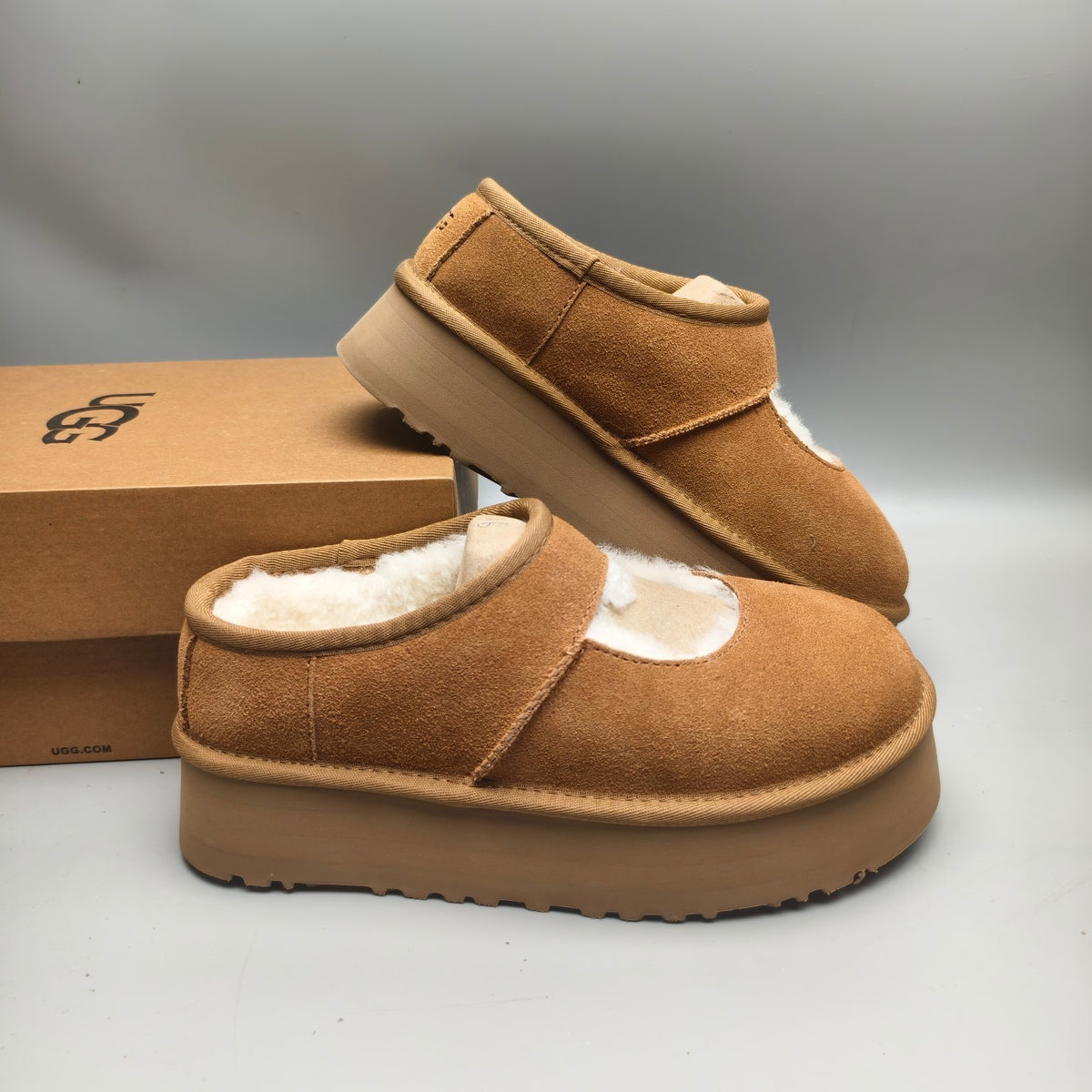 Chestnut Platform Mary Jane Shoes | 7612