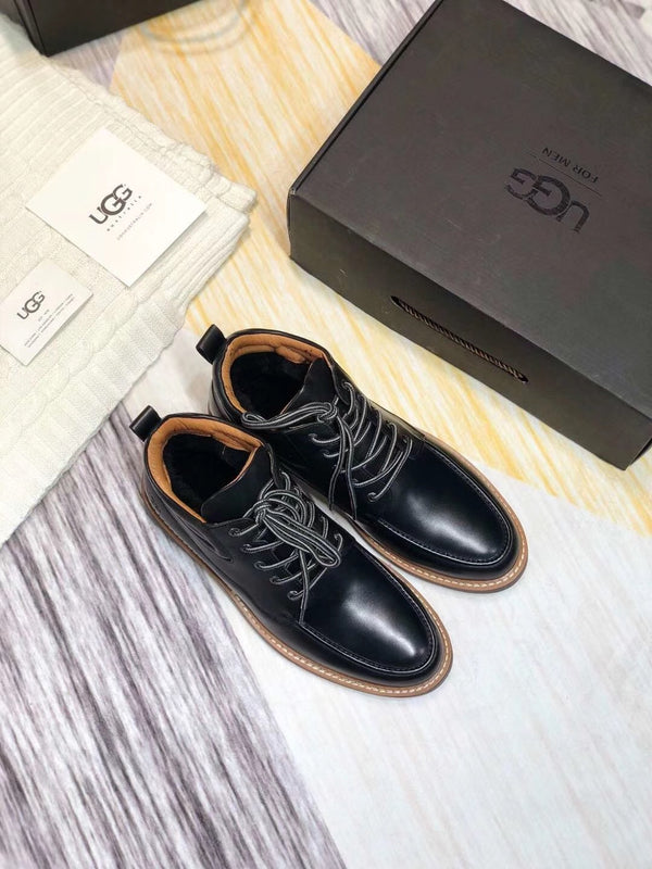 Classic Black Leather Shoes | 0726-1
