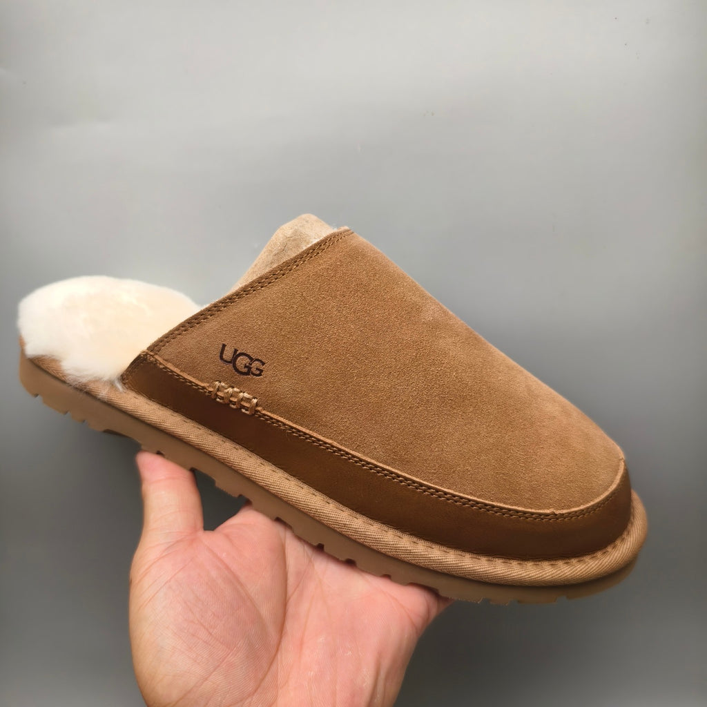 Chestnut Men's Ultra-Light Fluffy Casual Slippers | 4585