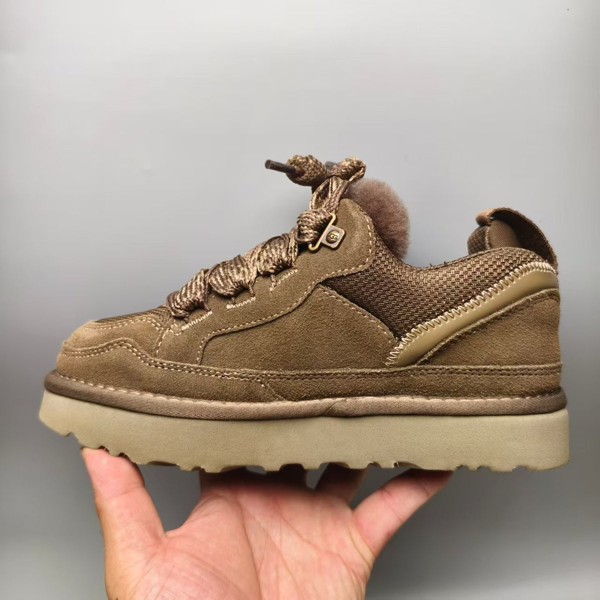 Walnut Brown Unisex Mesh Casual Sneakers | 4032