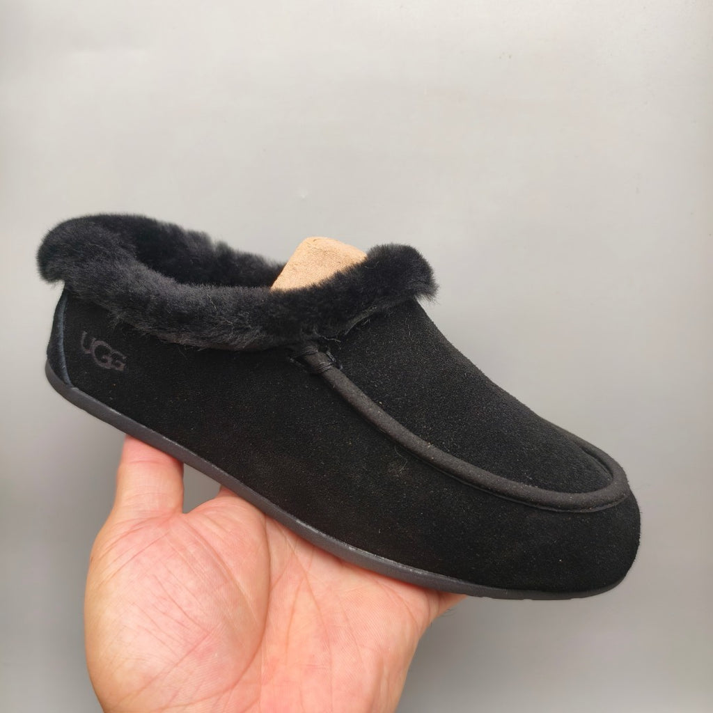 Black Slip-On House Shoes | 1391
