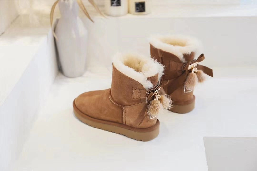 Chestnut Brown Three-Way Winter Boots | 6503
