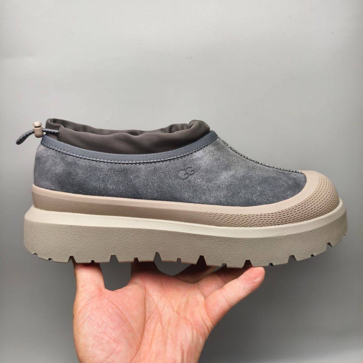 Dark Grey Slip-On Casual Shoes | 4096