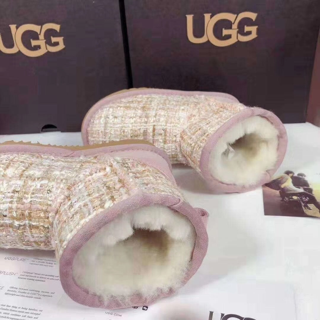 Pink Kids' Chic Winter Boots | 5854