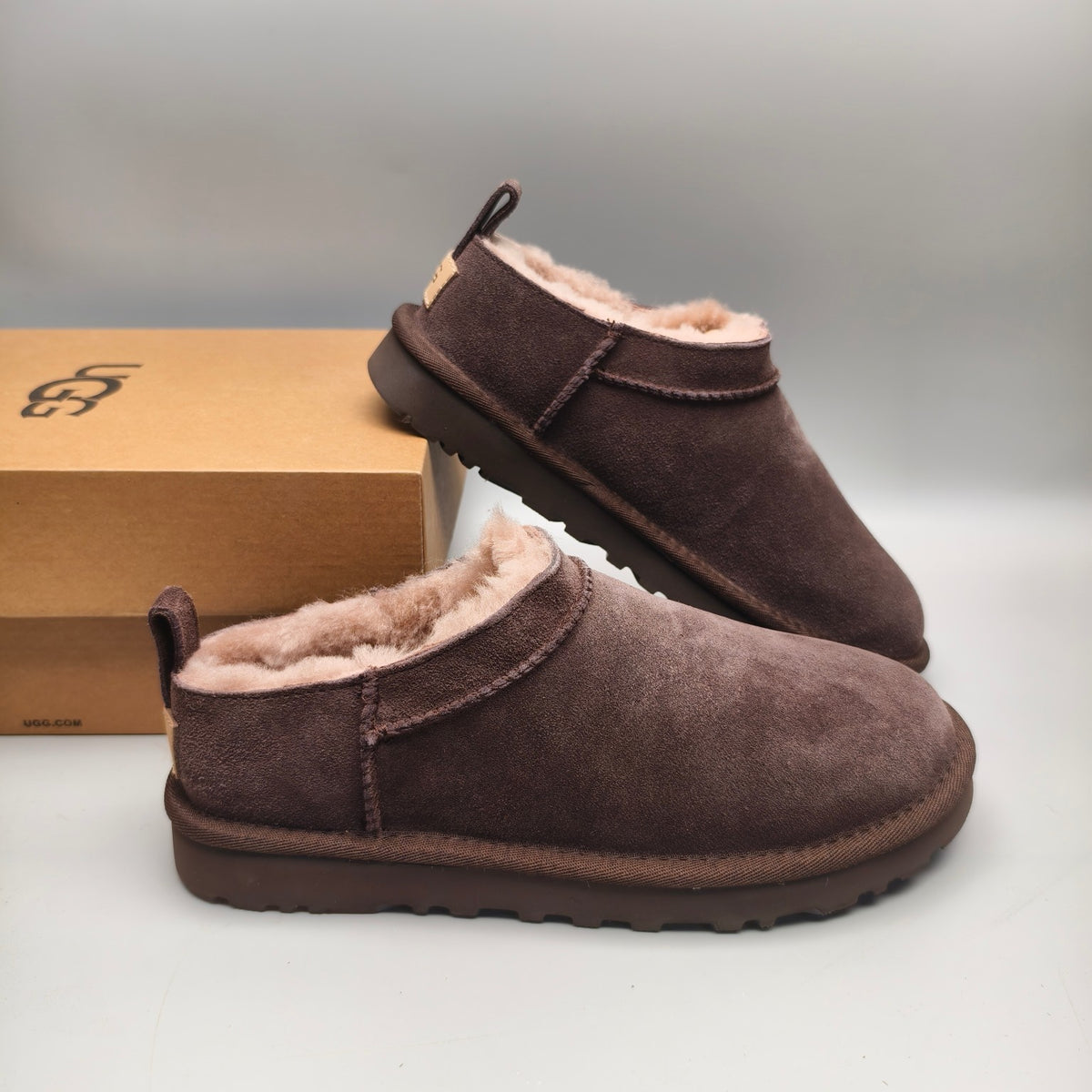 Chocolate Brown Women's Classic Slip-On Shoes | 3891