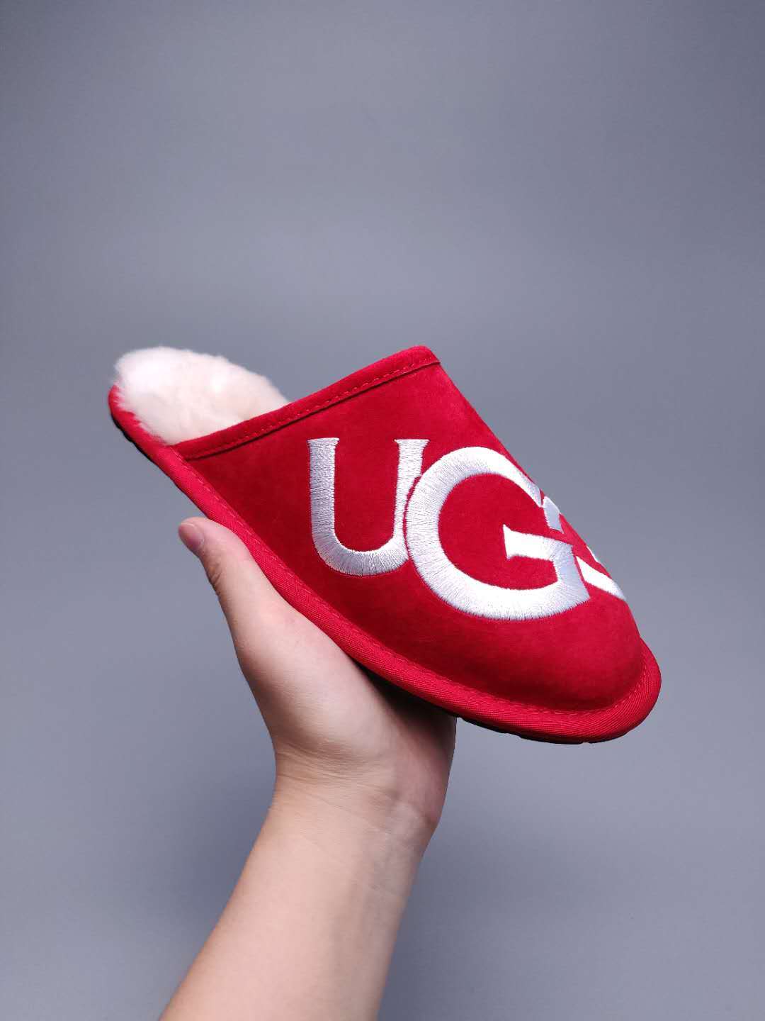 Bright Red Big G Indoor Slippers | 2593