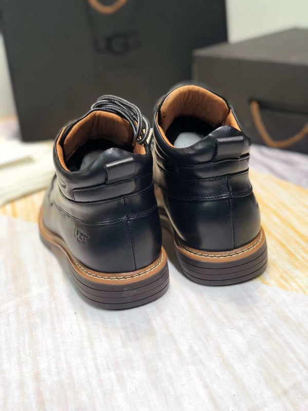 Classic Black Leather Shoes | 0726-1