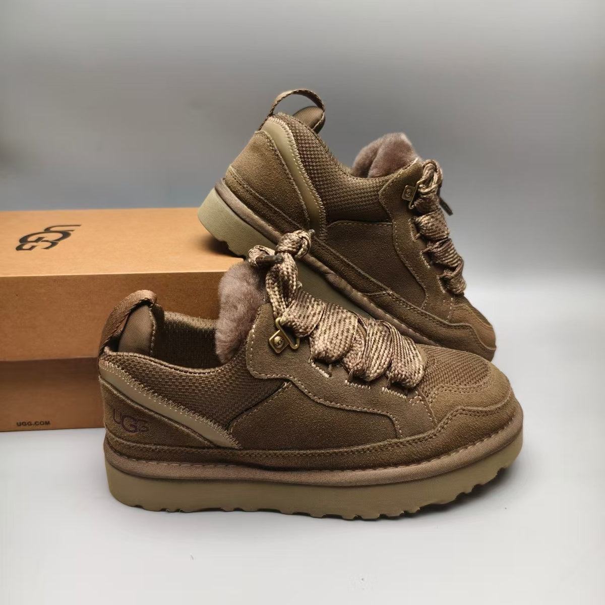 Walnut Brown Unisex Mesh Casual Sneakers | 4032
