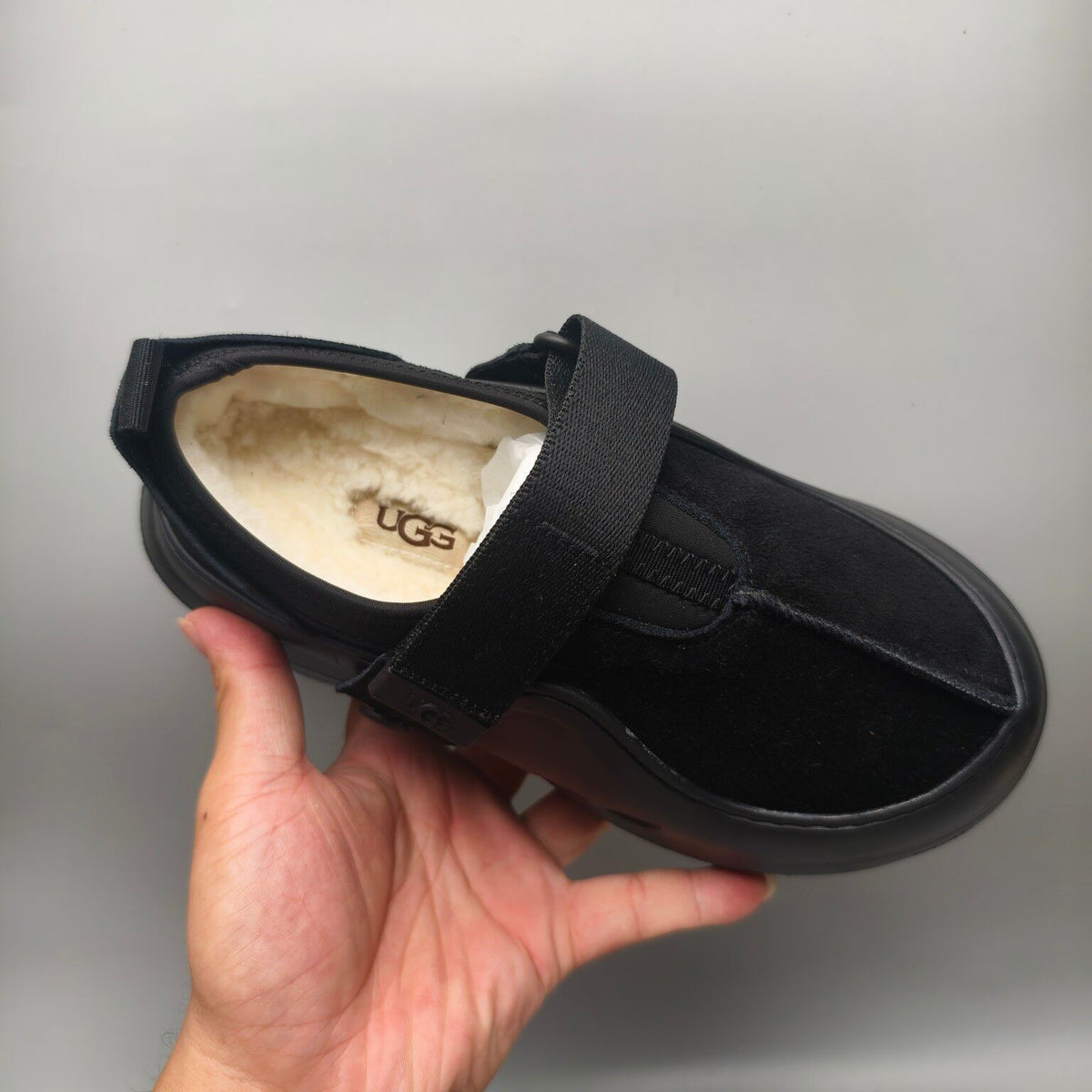 Black Unisex Slip-On Casual Shoes | 7550