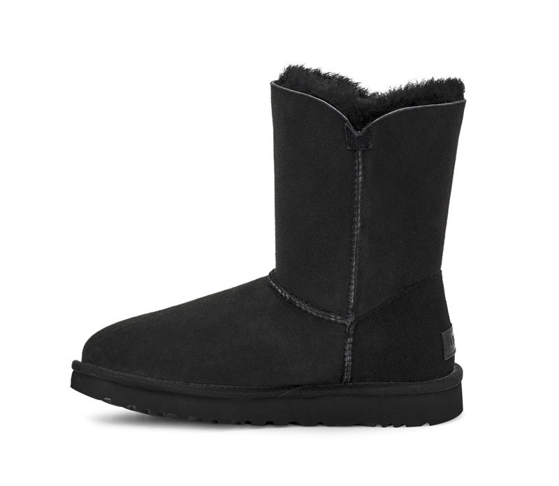 Black Side-Zip Mid-Calf Boots | 2480