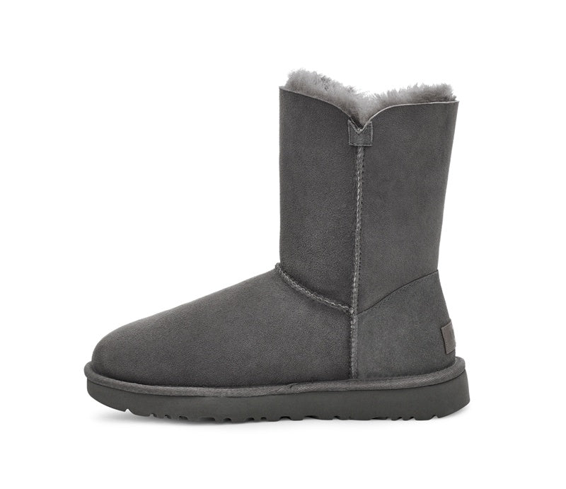 Grey Side-Zip Mid-Calf Boots | 2480