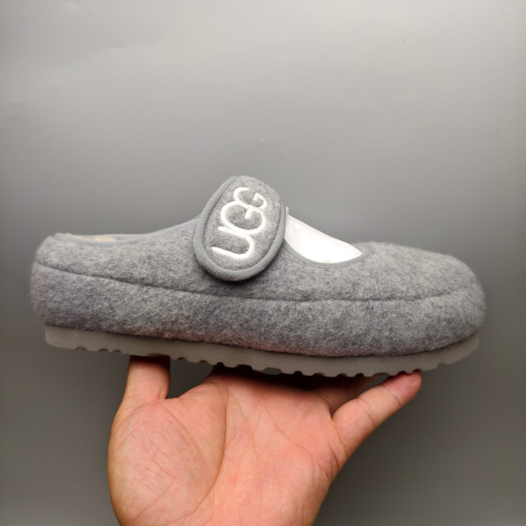 Grey Ultra-Light Mary Jane Casual Shoes | 5097