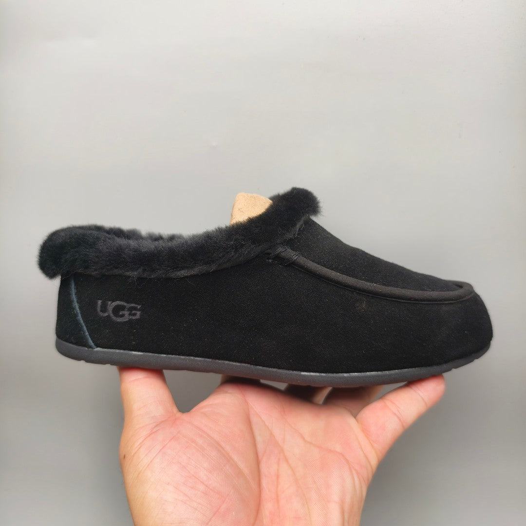 Black Slip-On House Shoes | 1391