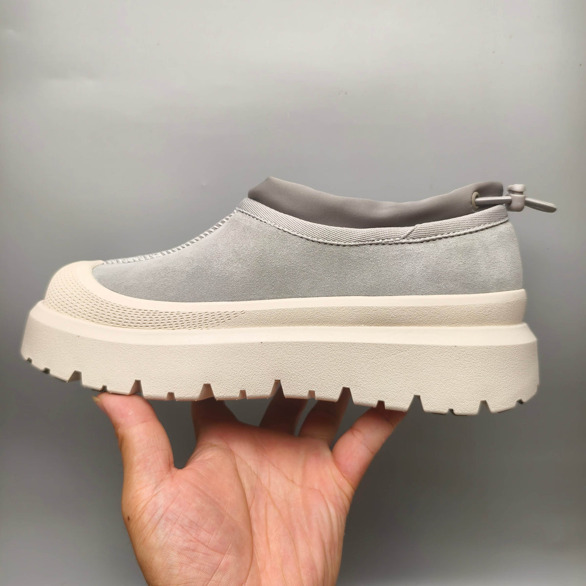 Light Grey Slip-On Casual Shoes | 4096