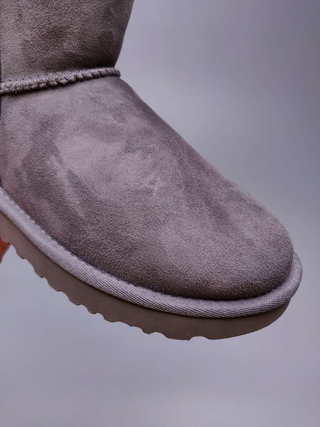 Grey Side-Zip Mid-Calf Boots | 2480