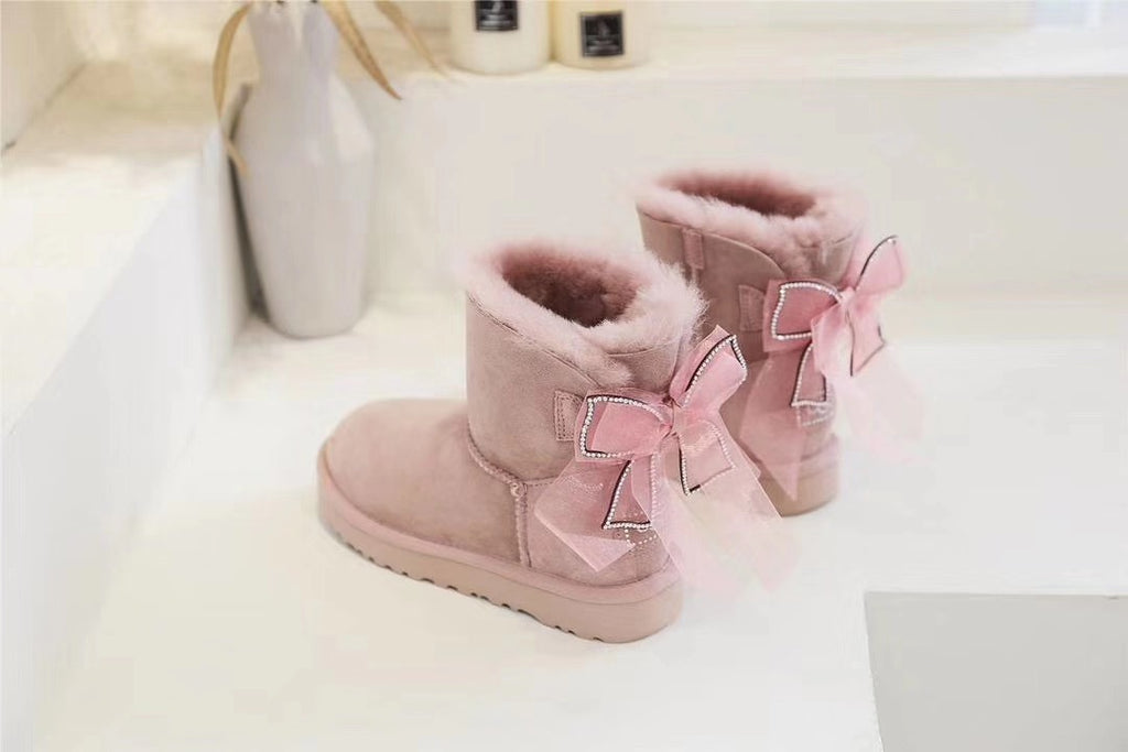 Dusk Pink Three-Way Winter Boots | 6503