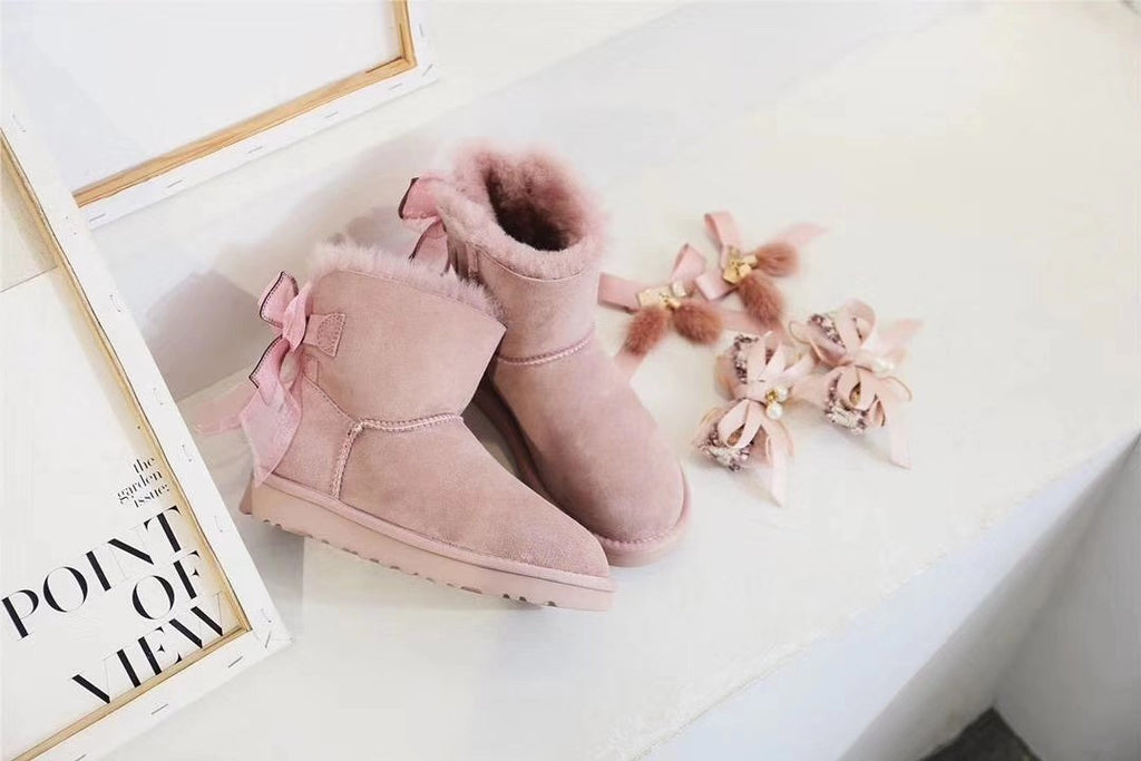 Dusk Pink Three-Way Winter Boots | 6503