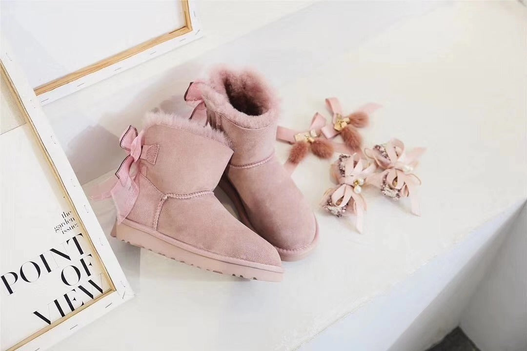 Dusk Pink Three-Way Winter Boots | 6503